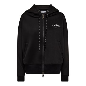 Haute L ' Amitié - Neo Crop Zip Hoodie - Black